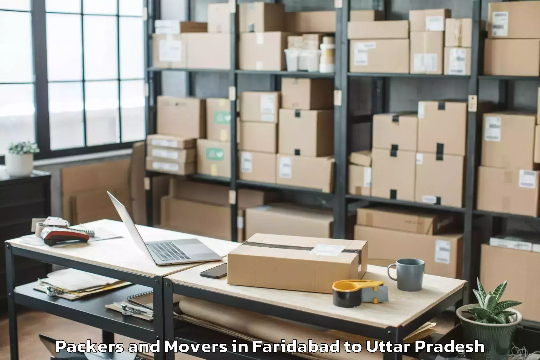 Book Faridabad to Iglas Packers And Movers Online